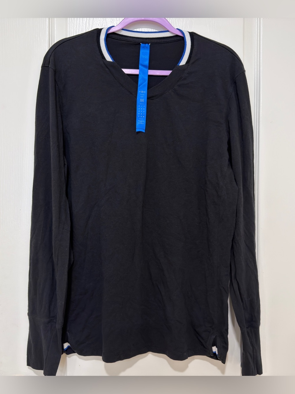 KIT AND ACE Women’s Black Long Sleeve Performance Top Size M Basic Casual